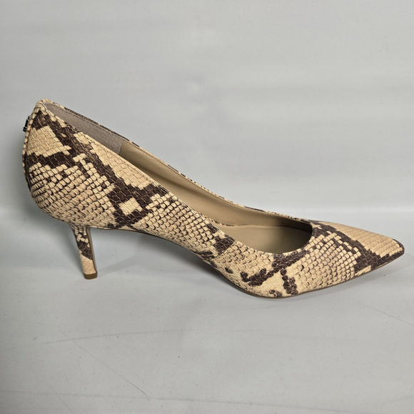 Lauren Ralph Lauren Lanette Leather Pumps 9 Snakeskin Pointed Toe NEW ($160) - Picture 5 of 12